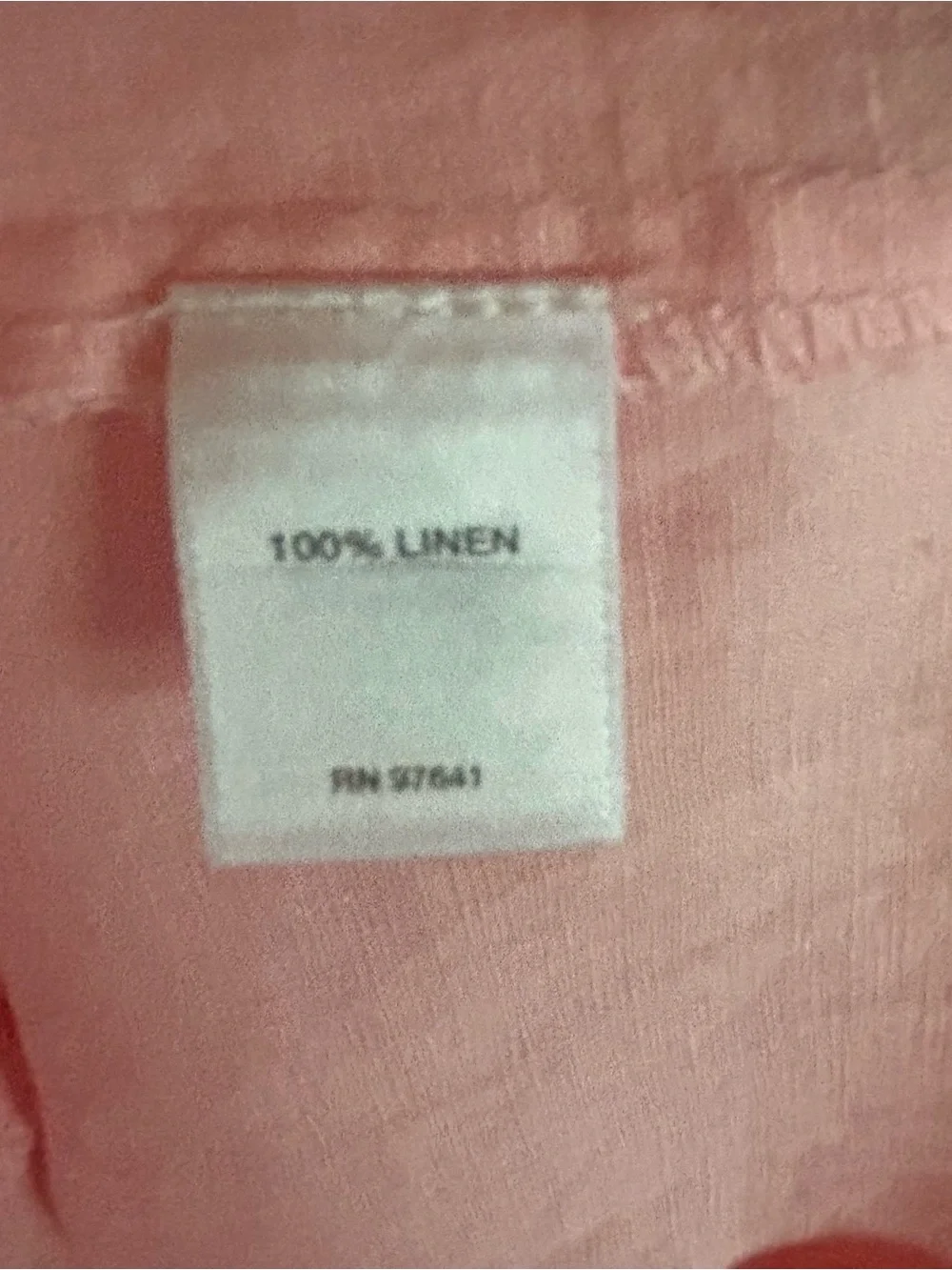 J. Jill Love Linen Light Pink Sleeveless Shift Dress Summer Vacation Size Small - Picture 10 of 11